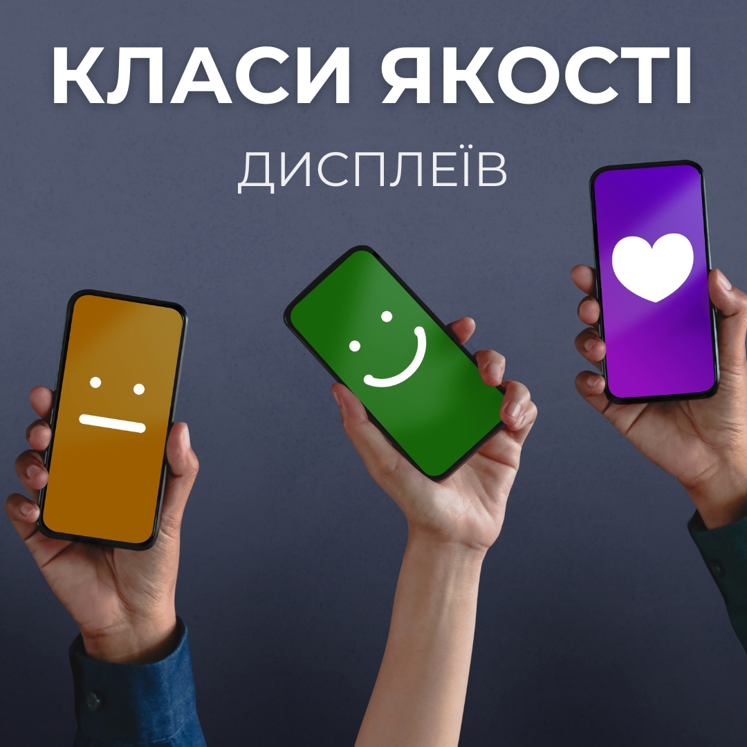 Класи якості дисплеїв: як вибрати модуль