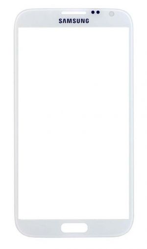Скло дисплея Samsung Galaxy Note 2 N7100 / N7105 White (для переклеювання)