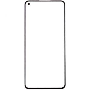 Скло дисплея Xiaomi Mi 11 Lite / Mi 11 Lite 5G / Mi 11 Lite 5G NE Black + OCA (для переклеювання)