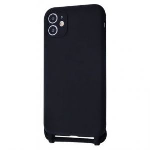 Чохол (Lanyard Case) для iPhone 11 зі шнурком Black