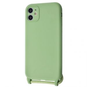 Чохол (Lanyard Case) для iPhone 11 зі шнурком Mint Gum