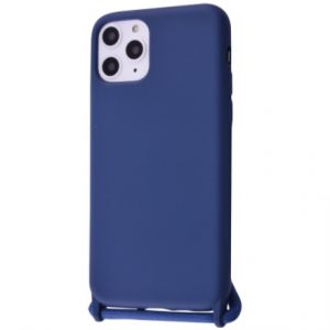 Чохол (Lanyard Case) для iPhone 11 Pro зі шнурком Blue Сobalt