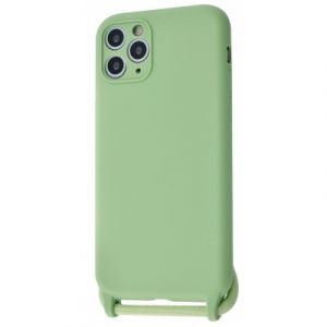 Чохол (Lanyard Case) для iPhone 11 Pro Max зі шнурком Mint Gum
