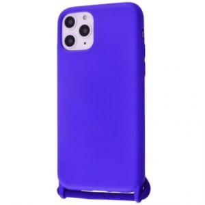 Чохол (Lanyard Case) для iPhone 11 Pro зі шнурком Ultramarine