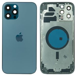 Корпус iPhone 12 Pro Max (з кнопками та SIM-лотком) Pacific Blue Original (PRC) (EU/UK: SIM + E-SIM)