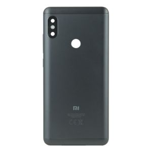Задня частина корпусу Xiaomi Redmi Note 5 / Note 5 Pro Black (з склом камери)