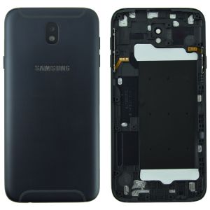 Задня частина корпусу Samsung Galaxy J7 2017 SM-J730 Black (з склом камери)