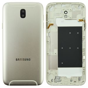 Задня частина корпусу Samsung Galaxy J7 2017 SM-J730 Gold (з склом камери)