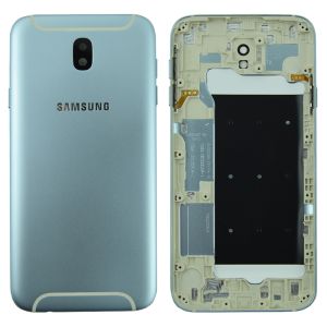 Задня частина корпусу Samsung Galaxy J7 2017 SM-J730 Blue (з склом камери)