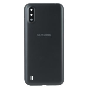 Задня частина корпусу Samsung Galaxy A01 SM-A015 Black (з склом камери)