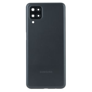 Задня частина корпусу Samsung Galaxy A12 SM-A125 Black (з склом камери)