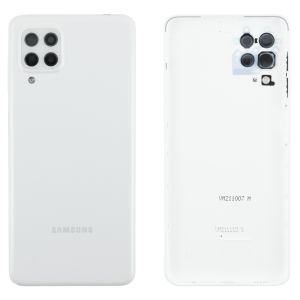 Задня частина корпусу Samsung Galaxy M22 2021 SM-M225 White (з склом камери)