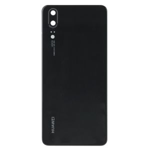Задня частина корпусу Huawei P20 Black (з склом камери)
