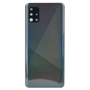 Задня частина корпусу Samsung Galaxy A51 SM-A515 Black (з склом камери)