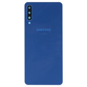 Задня частина корпусу Samsung Galaxy A7 2018 SM-A750 Blue (з склом камери)