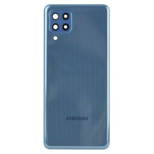 Задня частина корпусу Samsung Galaxy M32 SM-M325F Blue (з склом камери)