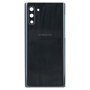 Задня частина корпусу Samsung Galaxy Note 10 SM-N970 Aura Black (з склом камери)