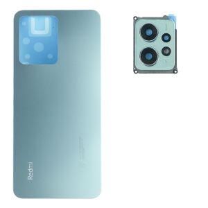 Задня частина корпусу Xiaomi Redmi Note 12 4G Mint Green (з склом камери)