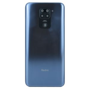 Задня частина корпусу Xiaomi Redmi Note 9 / Redmi 10x Blue (з склом камери)