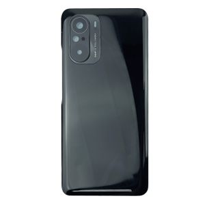 Задня частина корпусу Xiaomi Poco F3 / Redmi K40 Night Black (з склом камери)