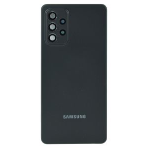 Задня частина корпусу Samsung Galaxy A72 SM-A725 Black (з склом камери)