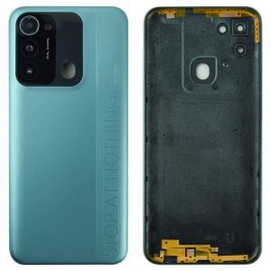 Задня частина корпусу Tecno Spark 8C Turquoise (Green) (з склом камери)