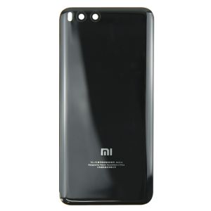 Задня частина корпусу Xiaomi Mi 6 Black (з склом камери)