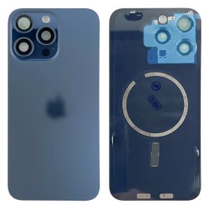Кришка задня iPhone 15 Pro Max Blue Titanium (з рамкою) Original (PRC)
