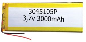 Акумулятор універсальний 3045105P 4.5 cm х 10.05 cm 3.7v 3000 mAh