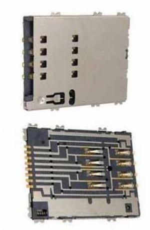 SIM Конектор для Samsung S5250 / S5750 / P5100 / P6800 / P7500 / P7510