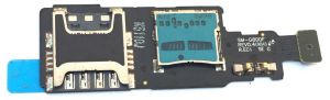 Шлейф Samsung Galaxy S5 Mini G800F (1 SIM) SIM and mmC Original, Уцінка