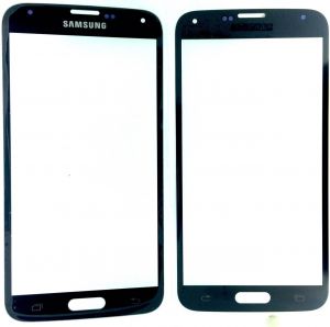 Скло дисплея Samsung Galaxy S5 SM-G900 / SC-04F Black (для переклеювання)