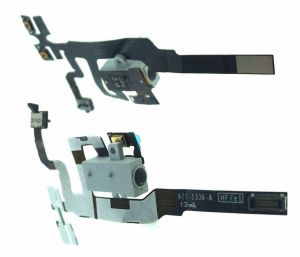 Шлейф з кнопками гучності та роз'ємом гарнітури iPhone 4S (3.5