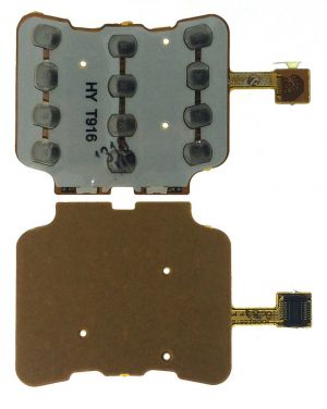 Плата клавіатури Samsung S5200 нижня