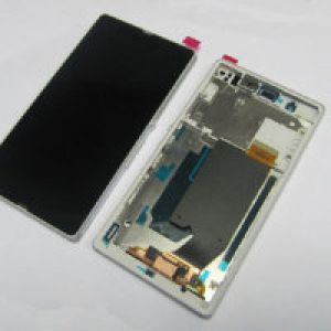 Дисплей Sony Xperia Z (LT36i / C6602 / C6603 / C6606) complete with frame Black (frame White)