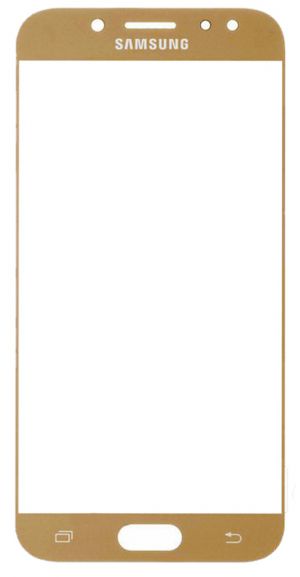 Скло дисплея Samsung Galaxy J5 (2017) SM-J530F Gold (для переклеювання)