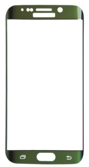Скло дисплея Samsung G925 Galaxy S6 Edge Green Emerald (для переклеювання)