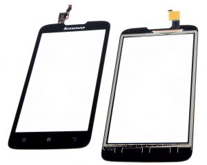 Тачскрін Lenovo A680 Black без передньої камери