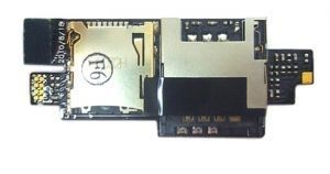 Шлейф HTC Desire HD A9191 (SIM + mmC)