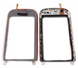 Тачскрін Nokia C7 Brown Original ( з рамкою)