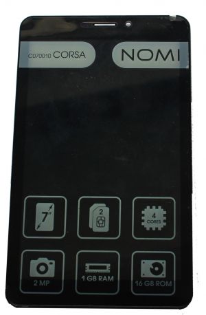 Дисплей Nomi Corsa C070010 100 x161 mm 31 pin (pn FPCA.070138AV1 / WJWX07) complete with frame Black