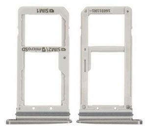 SIM-тримач Samsung G930F Galaxy S7 (2 Sim) Silver