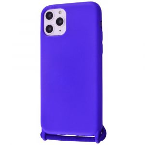 Чохол (Lanyard Case) для iPhone 11 Pro Max зі шнурком Ultramarine