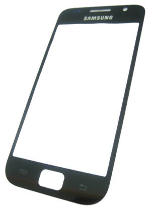Скло дисплея Samsung Galaxy S GT-I9000 Black (для переклеювання)