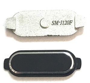 Кнопка центральна Samsung J120 Black