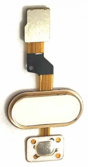 Шлейф Meizu M3s / U10 центральна кнопка (Home) Gold