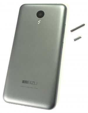 Задня частина корпусу Meizu M2 Note Silver