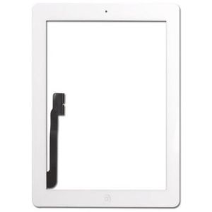 Тачскрін для iPad 3 / iPad 4 (A1416 / A1430 / A1403 / A1458 / A1459 / A1460), з кнопкою White OR