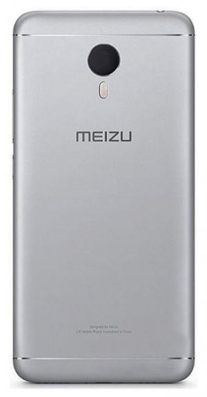 Задня частина корпусу Meizu M3 Note Silver