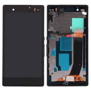 Дисплей Sony Xperia Z (LT36i / C6602 / C6603 / C6606) complete with frame Black (frame Black)
